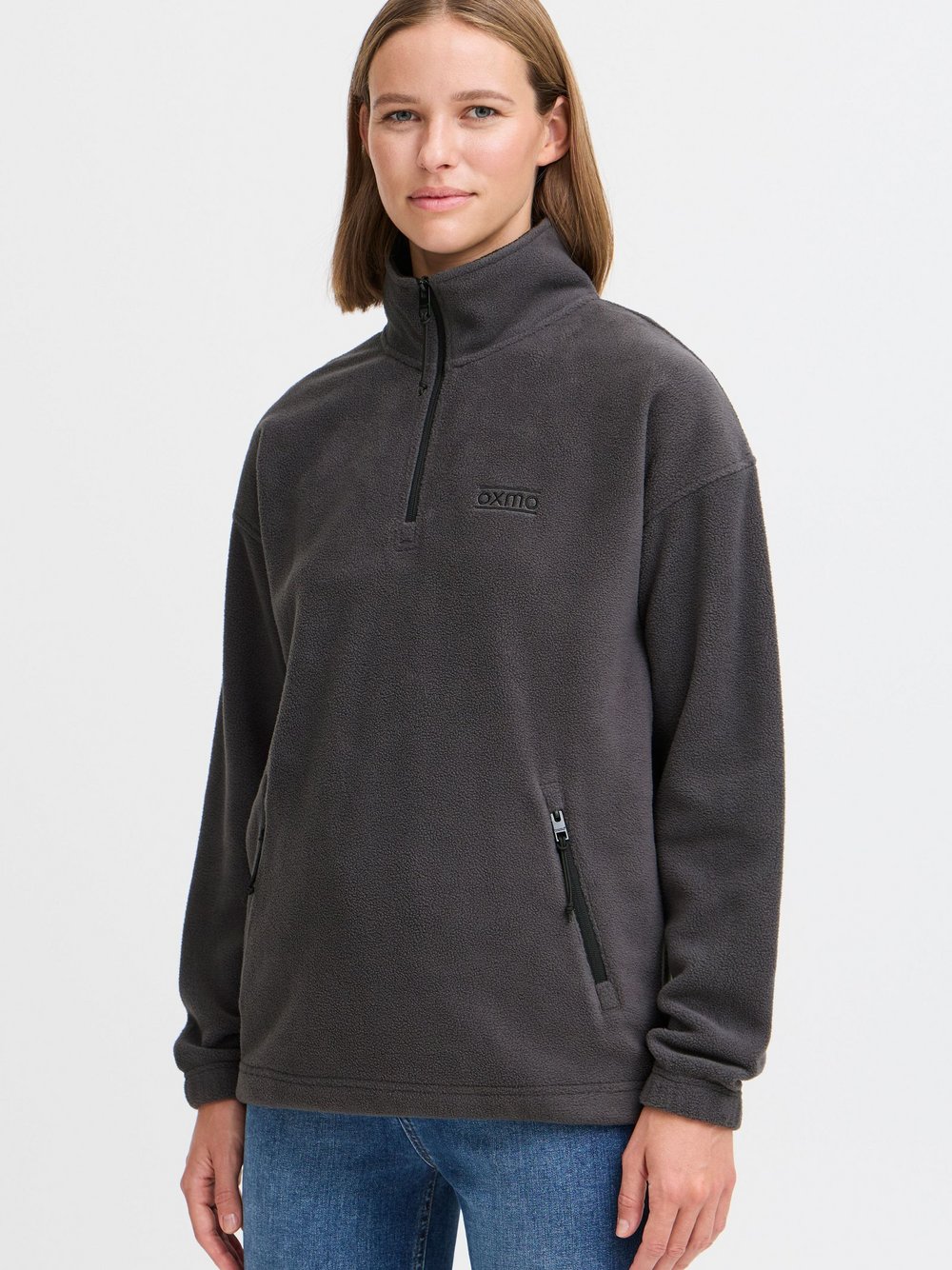 OXMO Sweatshirt Damen grau, S Image