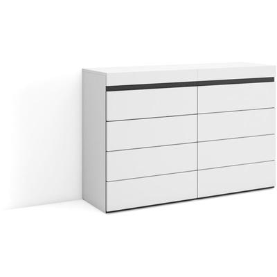 Kommode mit Schubladen, Aufbewahrungsschrank, 114x75x35 cm, Für Schlafzimmer, Zimmer, Sideboard, Image