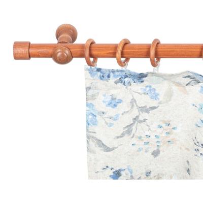 Gardinenstange SN DECO GROUP "Cafiro" Gr. 9, braun (eichefarben), L:360cm, Holz, Gardinenstangen Image