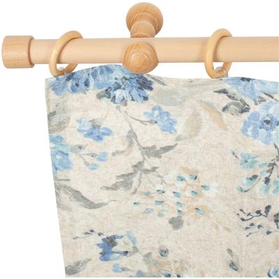 Gardinenstange SN DECO GROUP "Cafiro" Gr. 12, beige (naturfarben), L:480cm, Holzwerkstoff, Gardinenstangen, 28 mm, Holz, verschiedene Längen und Farben, Komplettset Image