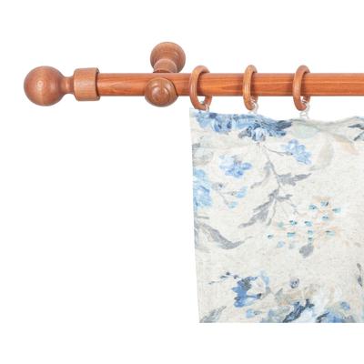 Gardinenstange SN DECO GROUP "Giro" Gr. 6, braun (eichefarben), L:240cm, Holzwerkstoff, Gardinenstangen Image