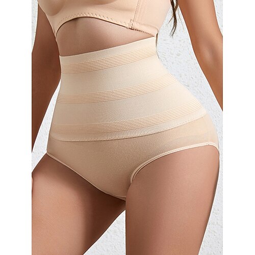 Damen Tanga Shapewear Hohe Taille Cincher Body Shaper Bauchkontrolle Höschen Schlankheitsslips Home-Outfits Image