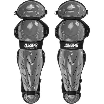 All Star Top Star Catcher's Leg Guards - Ages 9-12 Graphite