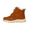 Winterstiefel TROLLKIDS "KIDS HAFJELL WINTER BOOTS", Gr. 35, braun (cinnamon), Synthetik, mehrfarbig, sportlich, Schuhe, wasserdicht, Klettverschluss, reflektierende Details