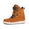 Winterstiefel TROLLKIDS "KIDS FINNMARK WINTER BOOTS", Gr. 29, braun (almond, madeira blau), Leder, Synthetik, mehrfarbig, sportlich, Schuhe, wasserdicht, Schnellverschluss mit Schnürsenkel