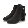 Stiefelette LASCANA, Damen, Gr. 35, schwarz, Obermaterial: 100% Textilmaterial. Futter: 100% Textilmaterial. Decksohle: 100% Lederimitat. Laufsohle: 100% Synthetik, unifarben, casual, Schuhe, Stiefel, Boots mit bequemem Blockabsatz VEGAN