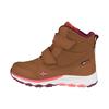 Winterstiefel TROLLKIDS "KIDS HAFJELL WINTER BOOTS", Gr. 34, braun (caramel, salmon, rotwood), Synthetik, mehrfarbig, sportlich, Schuhe, wasserdicht, Klettverschluss, reflektierende Details