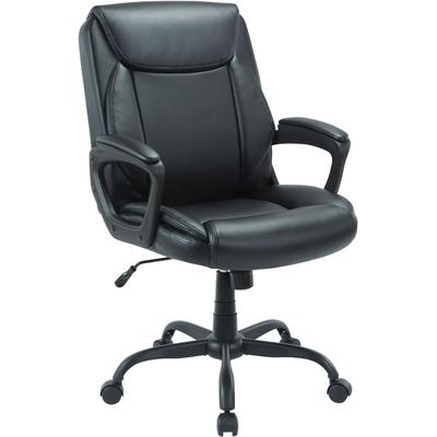 Chefsessel INOSIGN "DARKLEY", schwarz, B:64cm T:71cm, Stühle, Bürostuhl, komfortable Polsterung, Wippfunktion Image
