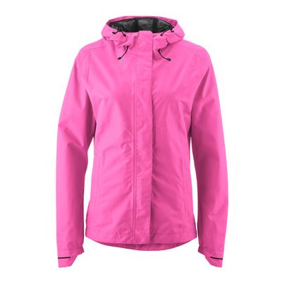 Fahrradjacke GONSO "SAVE JACKET ESSENTIAL W", Herren, Gr. 36, pink (neonpink), 100% Polyester, Rundhals, Langarm, Jacken, Damen Regenjacke wind- und wasserdicht, Radjacke mit Kapuze Image