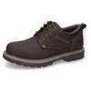Schnürschuh DOCKERS BY GERLI, Herren, Gr. 44, braun, Leder, Basic, Schuhe, Trekkingschuh, Trachtenschuh mit Profilsohle