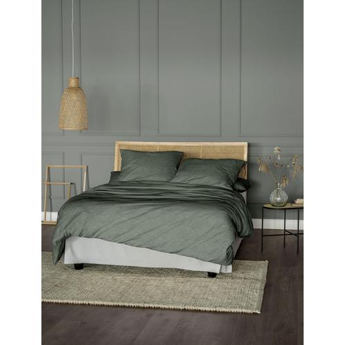 Bettwäsche IRISETTE ""Koala 8544"", grün, B/L: 140cm x 200cm, , Feinbiber, B/L: 90cm x 70cm, Feinbiber, Obermaterial: 100% Baumwolle, Bettwäsche, flauschig