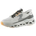 Slip-On Sneaker SKECHERS "GLIDE-STEP ALTUS", Herren, Gr. 44, grau (hellgrau, dunkelgrau), Mesh, Lederimitat, kontrastfarbene Details, sportlich, Schuhe, Slipper, Freizeitschuh, Halbschuh zum Schlupfen