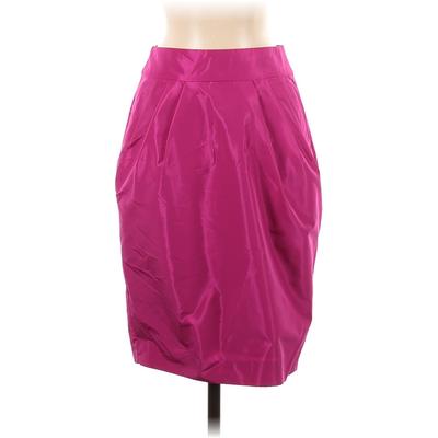 Banana Republic Formal Skirt: Pink Solid Bottoms - Women's Size 0