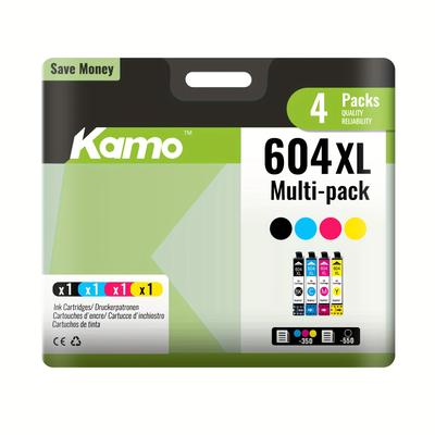 TEMU Kamo 604 Xl Compatible With Epson 604 604 Xl Ink Cartridges, For Home Xp-2200 Xp-2205 Xp-3200 Xp-3205 Xp-4200 Xp-4205 Workforce Wf-2910dwf Wf-2930dwf Wf-2935dwf Wf-2950dwf