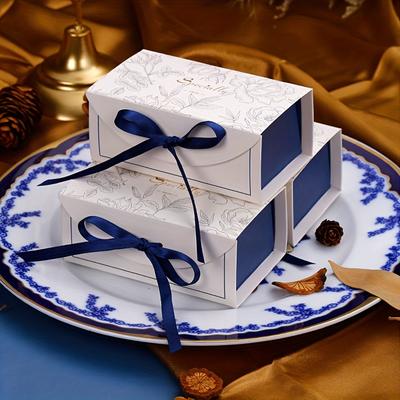 TEMU 10pcs Gift Boxes Ribbons - For Birthdays, Weddings, & Christmas - For Chocolates, & Decorations