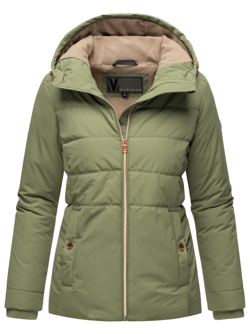 Marikoo Steppjacke Damen oliv, M Image