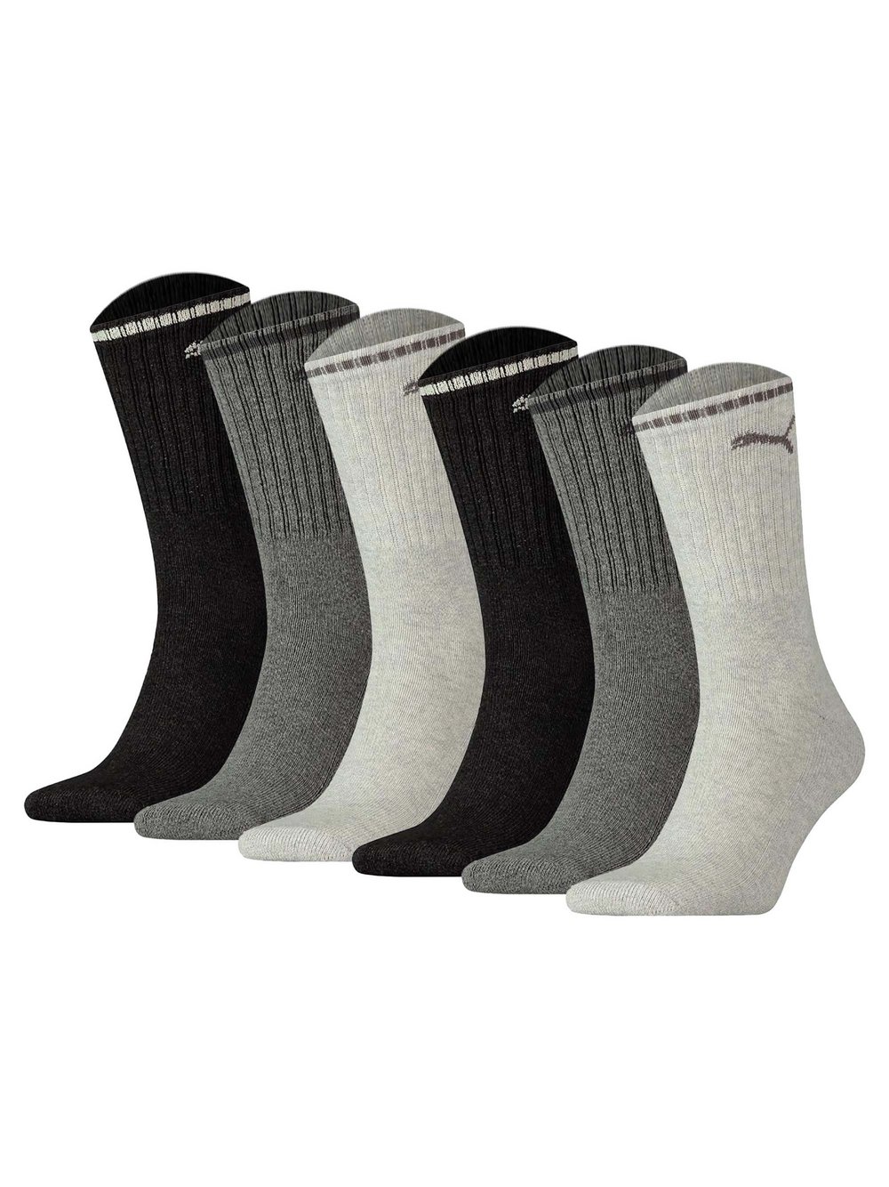 Puma Socken 6er Pack Damen grau, 47-48 Image