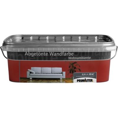 Wandfarbe Wohnambiente 2,5L Ziegelrot Matt Innenfarbe Deckenfarbe - Primaster Image