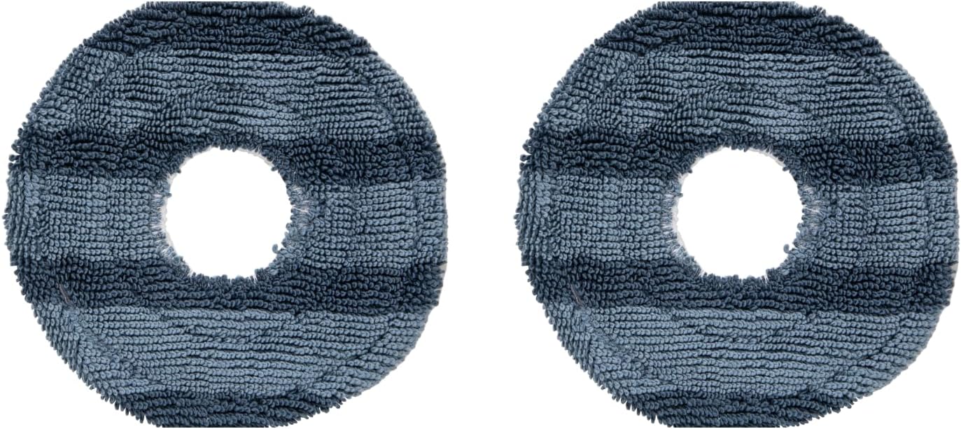 eufy 2-Pack Vacuum Mop Replacement Pads, Compatible Omni C20 Robot Vacuums, Washable and Reusable Soft Mopping Pad Parts Accessories