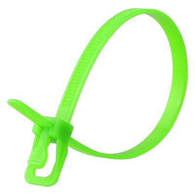 RETYZ EVT-S12FG-TA Cable Tie, 12 in L, 3.34 in Max Bundle Dia., Fluorescent