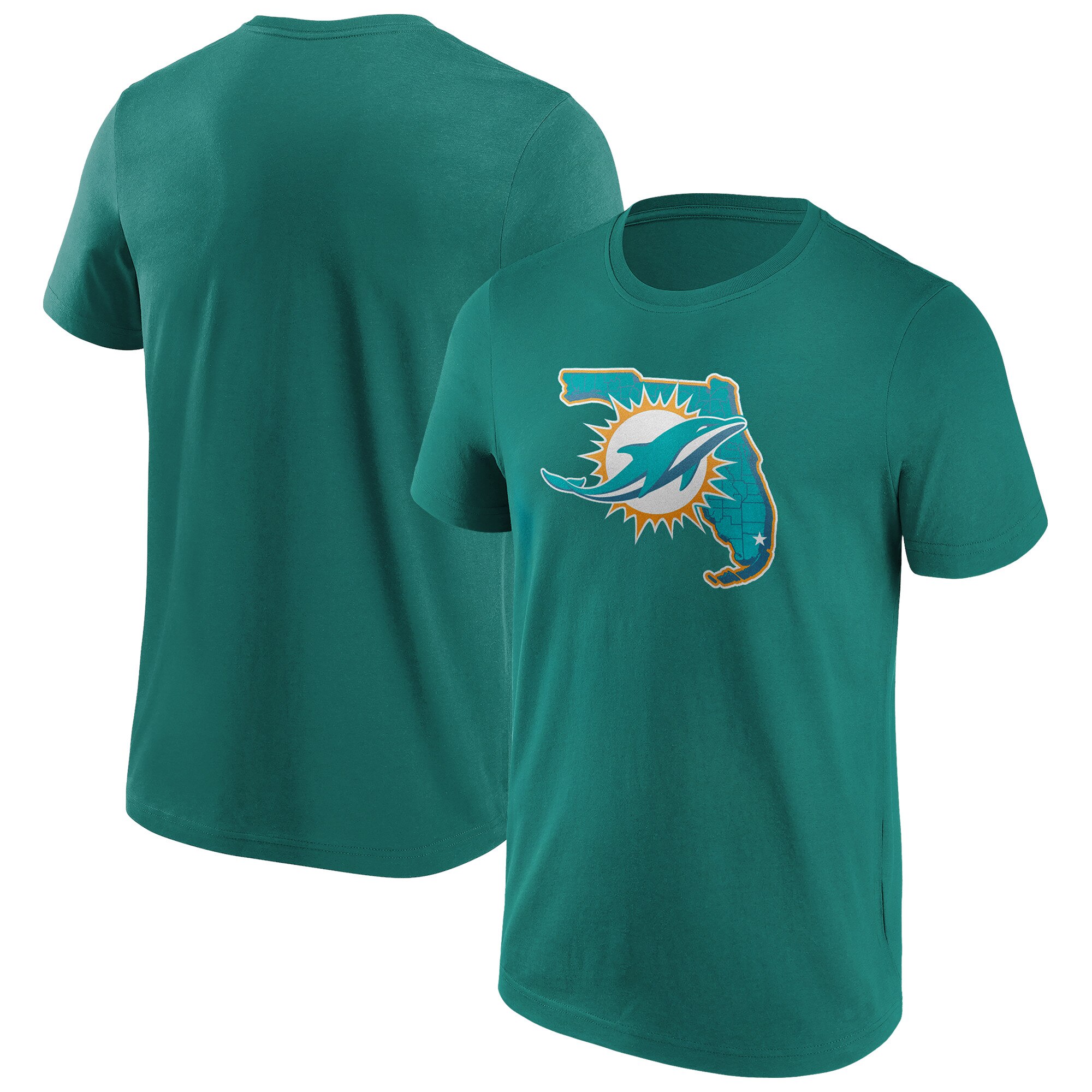 Miami Dolphins Miami State Iconic Hometown Grafik T-Shirt - Herren Image