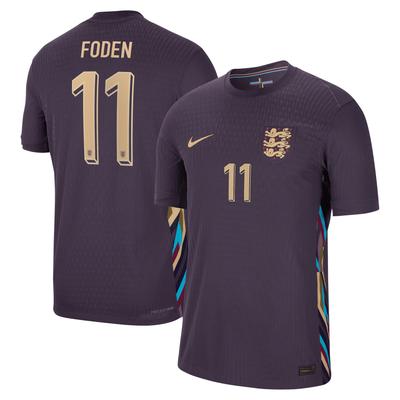 England Nike Dri Fit Adv Auswärtsspieltrikot 2024 – Kinder mit Aufdruck Foden 11 Image