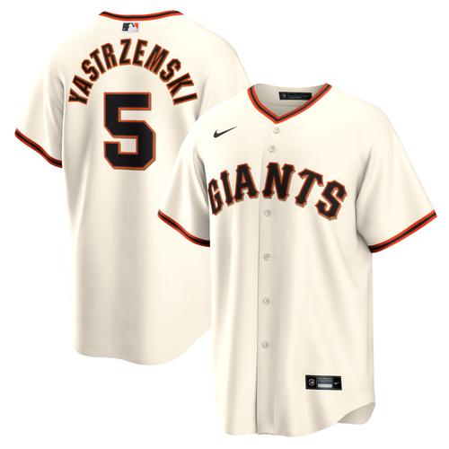 Cremefarbenes Nike Mike Yastrzemski San Francisco Giants-Heimtrikot im Replika-Stil für Herren