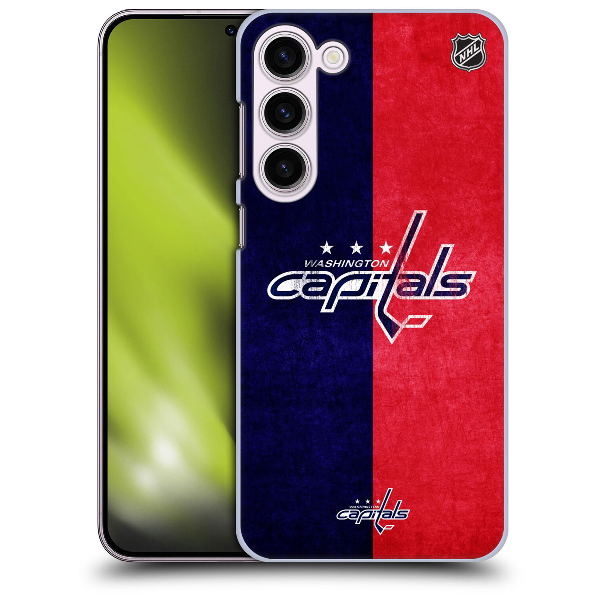 Washington Capitals NHL Half Distressed Grafik Phone Case - Samsung Image