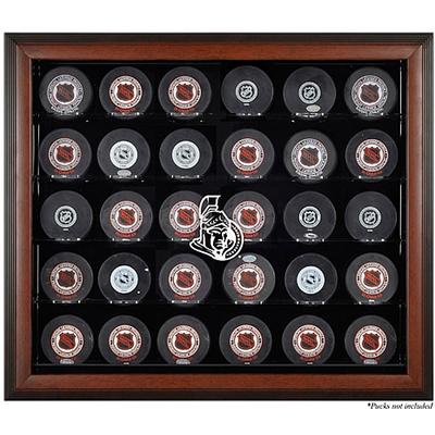 Braune Vitrine für 30 Pucks der Ottawa Senators Image