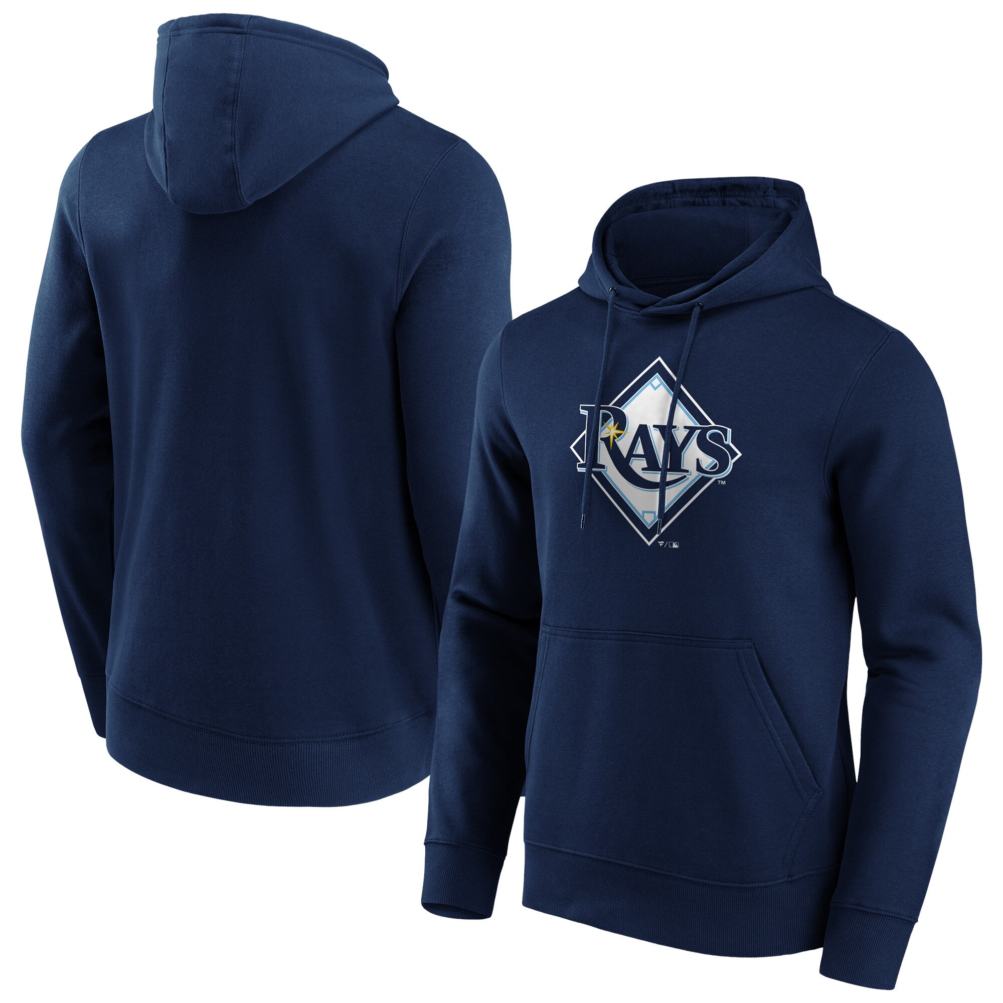 Tampa Bay Rays Iconic Primary Color Logo Graphic Hoodie – Herren Image
