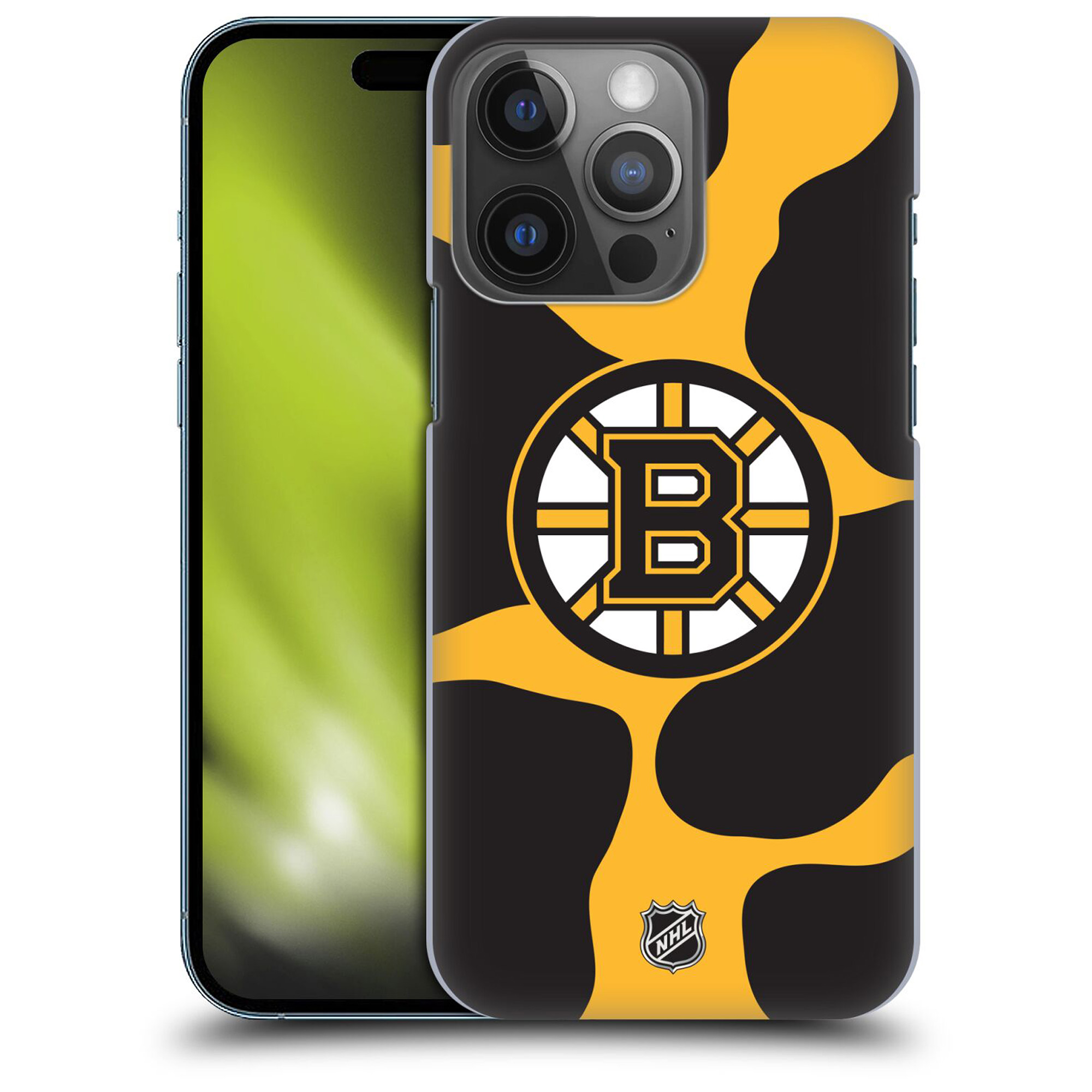 Boston Bruins NHL Cow Pattern Grafik Phone Case - iPhone Image