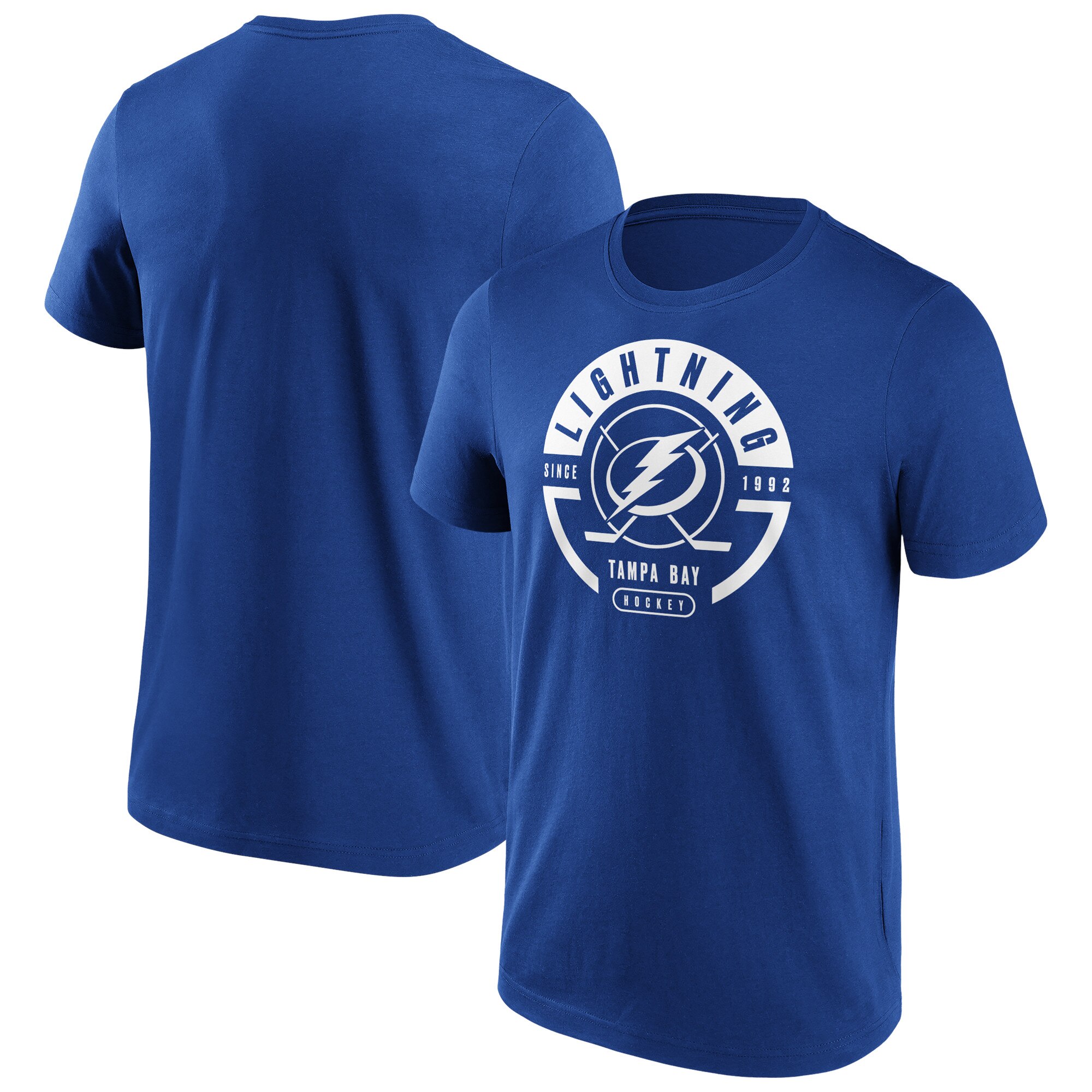 Tampa Bay Lightning Fanatics Branded Block Party T-Shirt - Royal - Herren Image