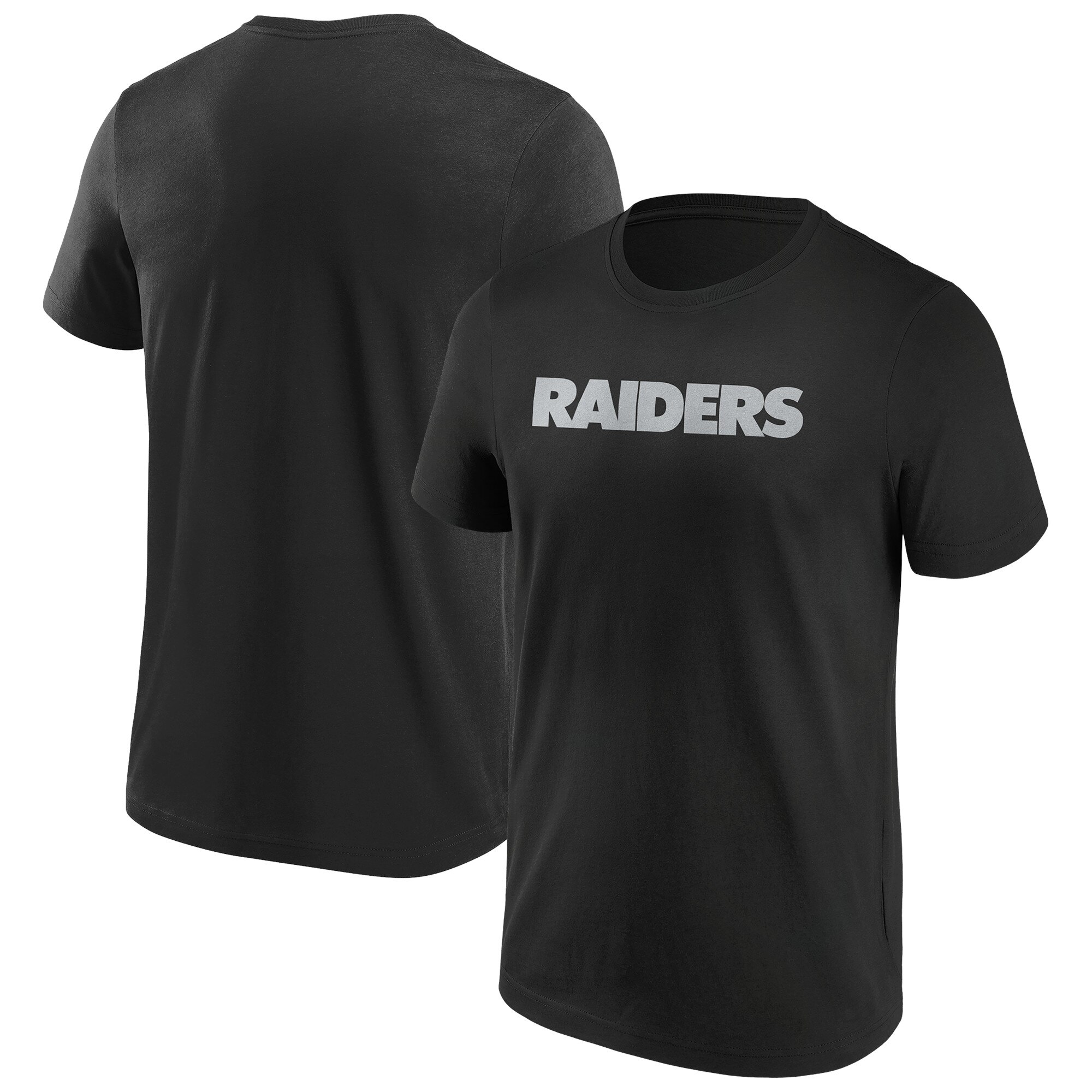 Las Vegas Raiders T-Shirt in Primärfarbe mit Wortmarke - Herren Image