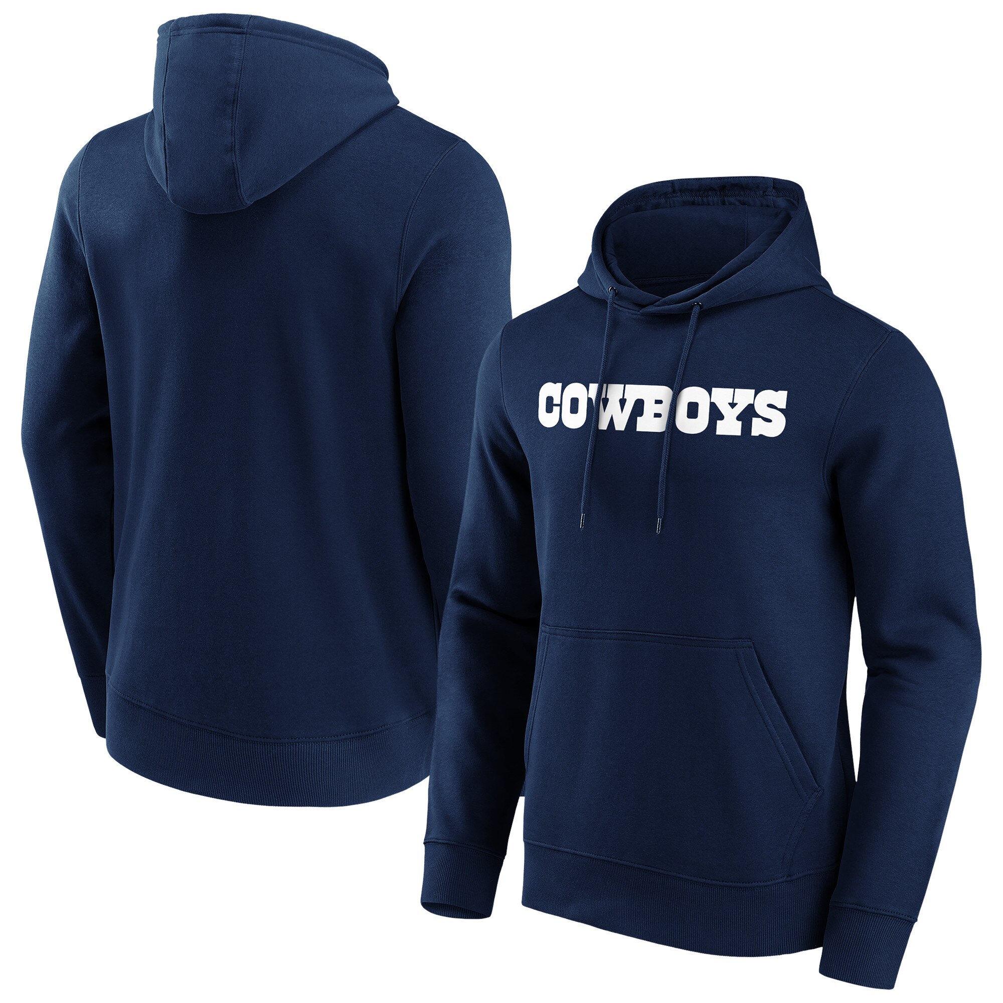 Dallas Cowboys Primary Color Wordmark Hoodie - Herren - Groß & Tall Image