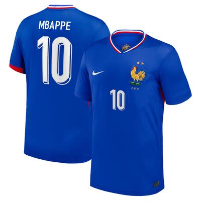 Frankreich Nike Stadium Heimtrikot 2024 mit Aufdruck Mbappe 10 Image