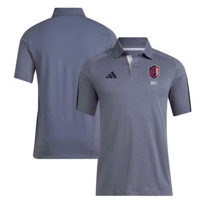 Graues adidas St. Louis City SC 2024 Trainings-Poloshirt für Herren Image