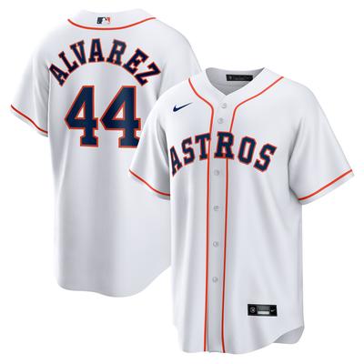 Houston Astros Nike Official Replica Home Jersey - Mens with Alvarez 44 printing Image