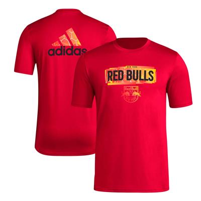 Rotes New York Red Bulls Local Pop AEROREADY T-Shirt für Herren von adidas Image