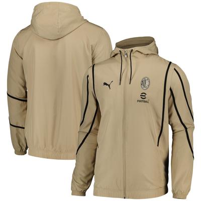 AC Milan Puma Prematch Anthem Jacke – Hellbraun Image