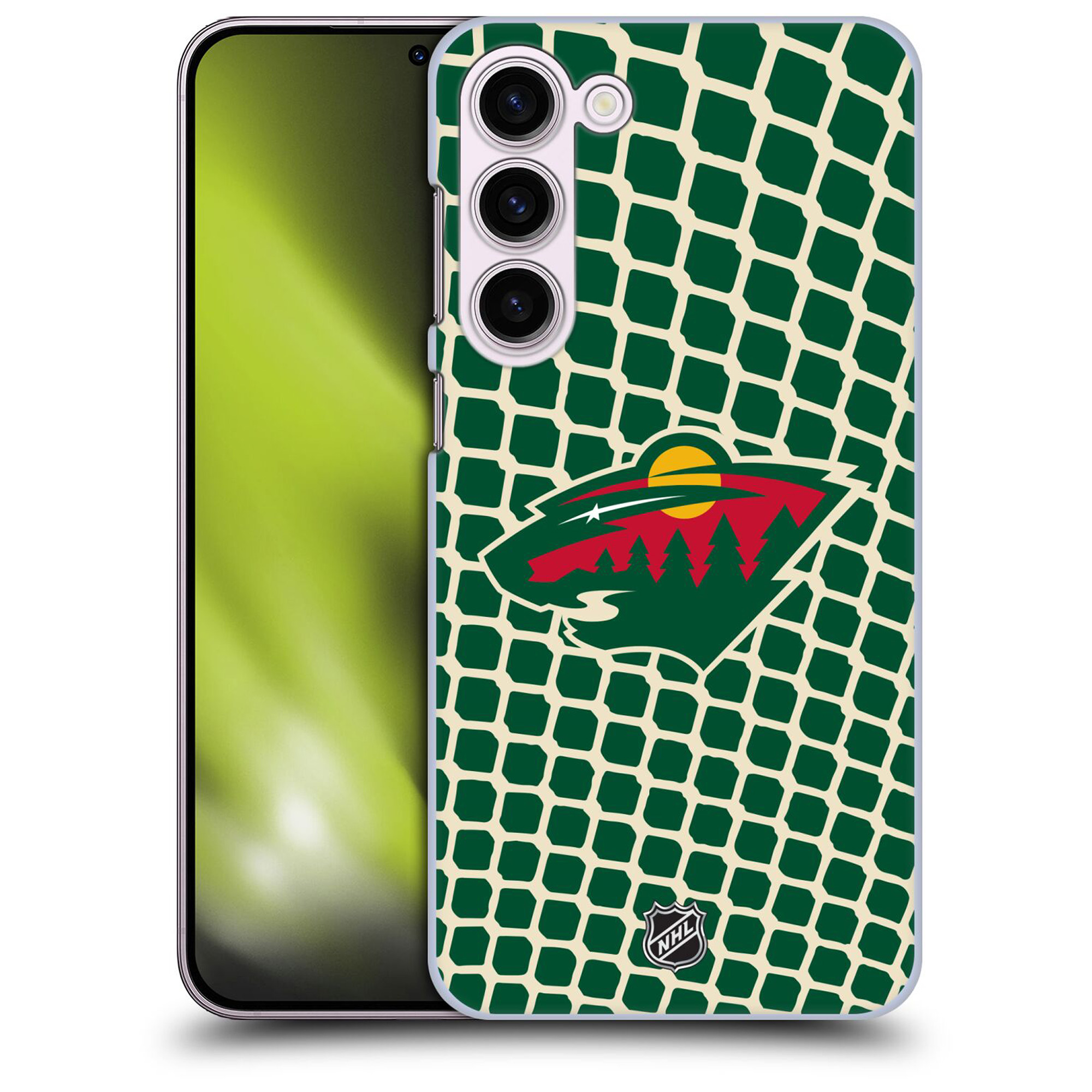 Minnesota Wild NHL Net Pattern Grafik Phone Case - Samsung Image