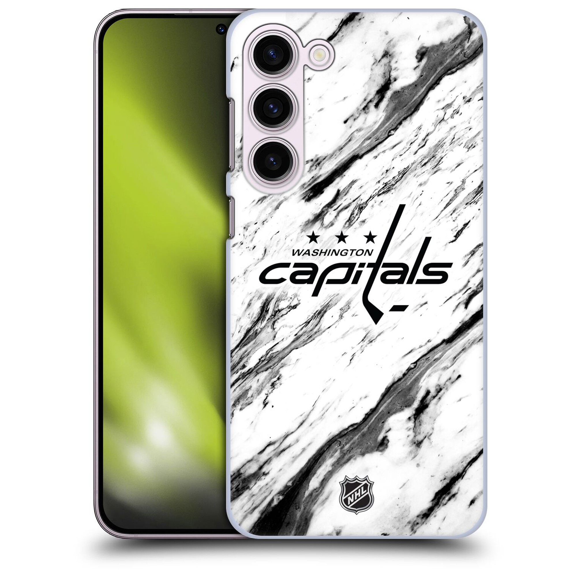 Washington Capitals NHL Marble Pattern Grafik Phone Case - Samsung Image