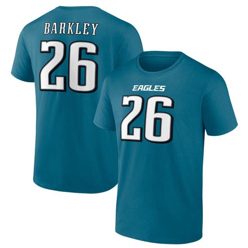 Philadelphia Eagles Name und Nummer Grafik T-Shirt - Saquon Barkley 26 - Herren