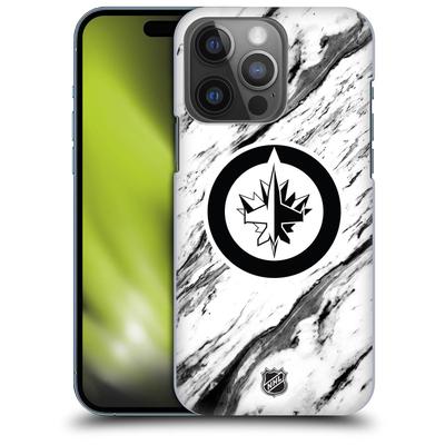 Winnipeg Jets NHL Marble Pattern Grafik Phone Case - iPhone Image