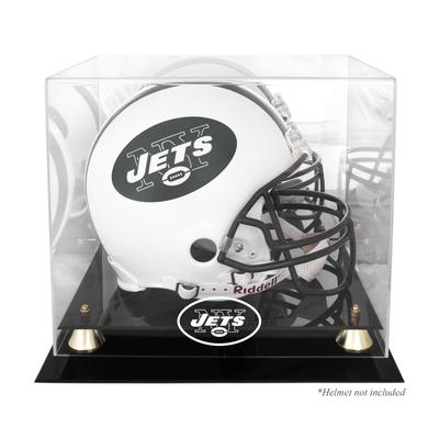Vitrine für Helme mit Throwback-Logo der New York Jets 1998–2018 Image