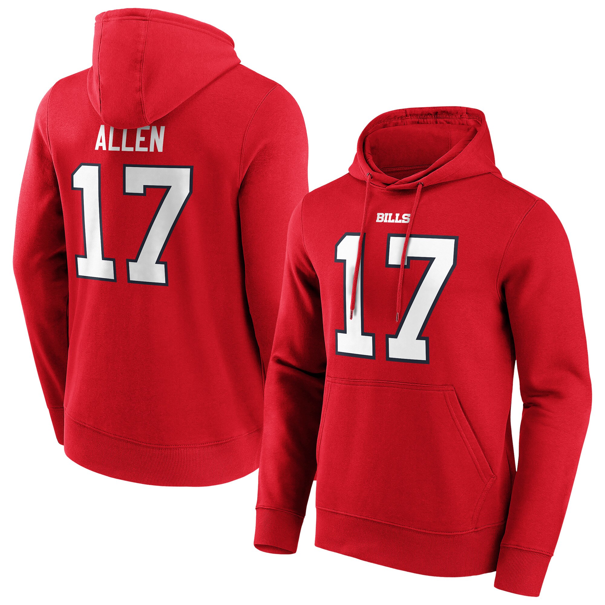Buffalo Bills Alternate Name & Number Hoodie - Josh Allen - Herren Image