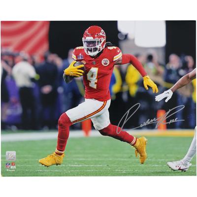 Autogrammfoto der Kansas City Chiefs von Rashee Rice, 16 x 20 Zoll, Super Bowl LVIII-Sieger Image