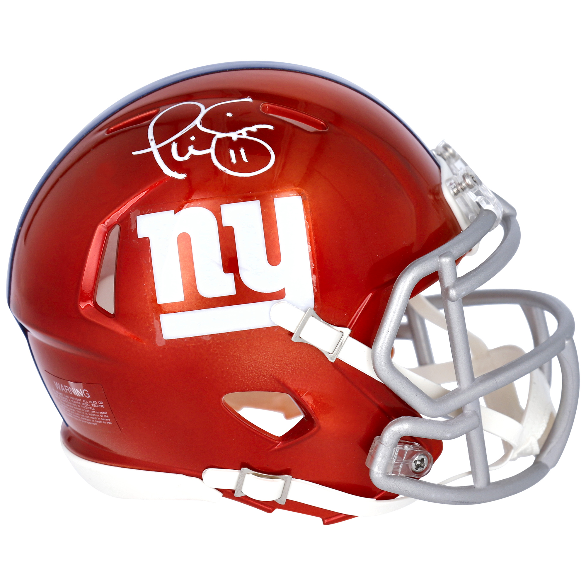 Von Phil Simms, New York Giants, signierter Riddell Flash Speed Mini-Helm Image
