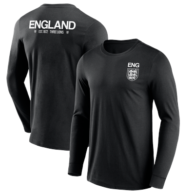 England End Credits Grafik-Langarm-T-Shirt – Schwarz – Herren Image