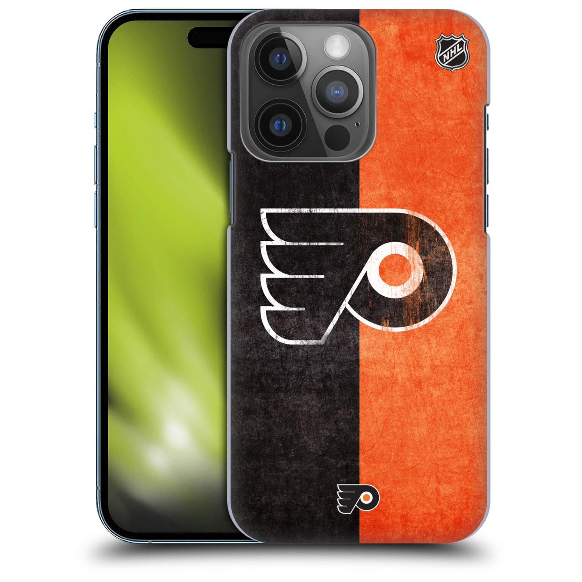 Philadelphia Flyers NHL Half Distressed Grafik Phone Case - iPhone Image