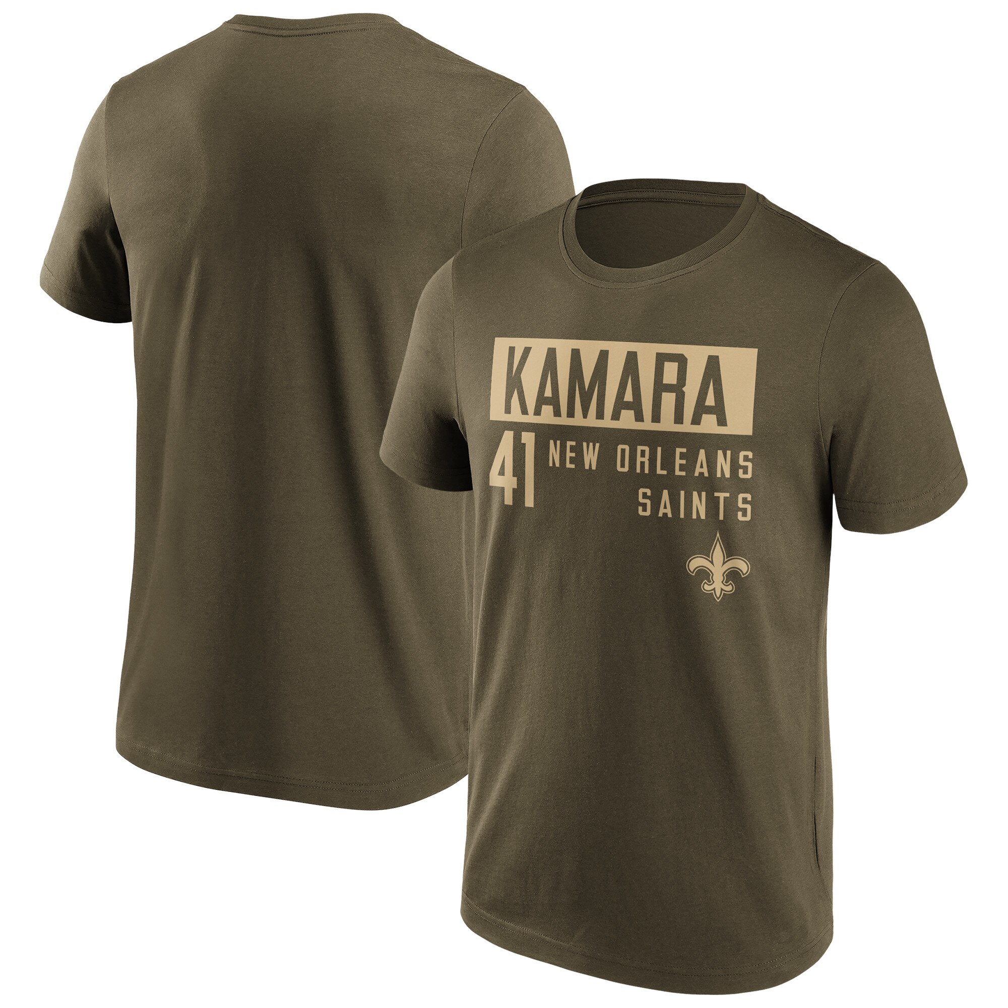 New Orleans Saints Fashion Name & Number T-Shirt - Alvin Kamara - Herren